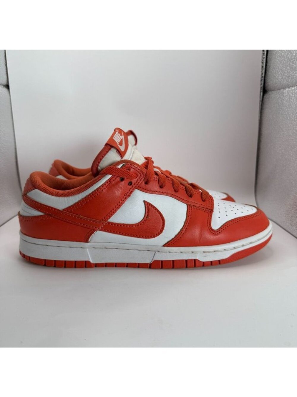 Nike Dunk Low Retro SP Syracuse Shoes Red White Mens Size 8 Sneakers DV0833-114